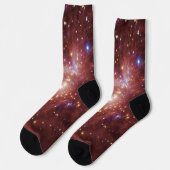 Orion-Nebel-Kosmische-Deep-Space-Socken Socken (Linkes Detail)