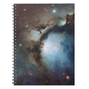 Orion-Nebel Messier 78 echtes Weltraumfoto Notizblock
