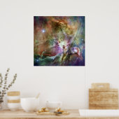 Orion-Nebel-Zusammensetzung aus Hubble und Spitzer Poster (Küche)