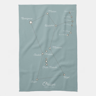 Orion Nebula Astronomisches Diagramm Geschirrtuch