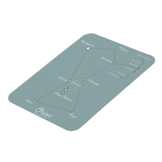 Orion Nebula Astronomisches Diagramm Magnet (Linke Seite)
