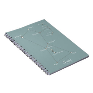 Orion Nebula Astronomisches Diagramm Notizblock