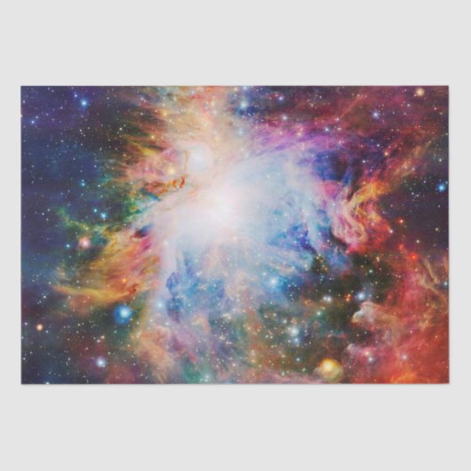 Orion Nebula Big Rainbow Seidenpapier (Vorderseite)