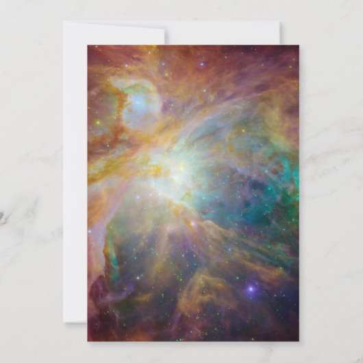 Orion Nebula Birthday Party Einladung (Rückseite)