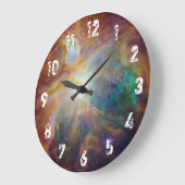 Orion Nebula Celestial Space Foto Große Wanduhr (Winkel)