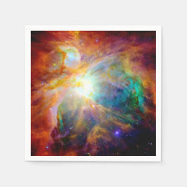 Orion Nebula farbenfrohe Galaxie Papier Napkins Serviette