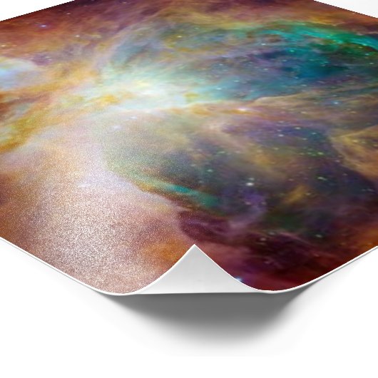 Orion Nebula Fotodruck (Ecke)