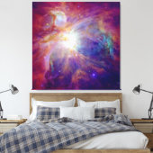 Orion Nebula Fuschia Pink NASA Leinwanddruck (Insitu (Schlafzimmer))
