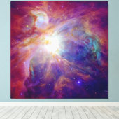 Orion Nebula Fuschia Pink NASA Leinwanddruck (Insitu (Holzboden))