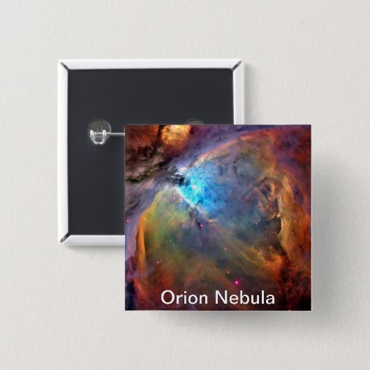 Orion Nebula Galaxy Button (Vorne & Hinten)