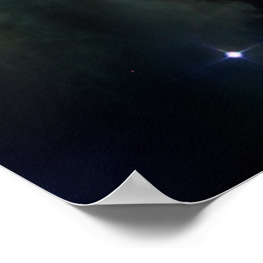 Orion Nebula Galaxy Poster (Ecke)