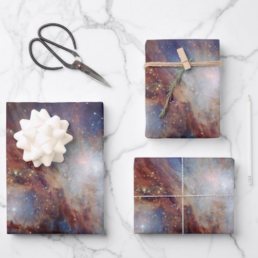 Orion Nebula Geschenkpapier Set (Vorderseite)