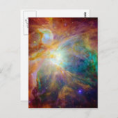 Orion Nebula Hubble Spitzer Space Postkarte (Vorne/Hinten)