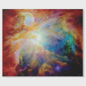 Orion Nebula Hubble Spitzer Telescope Space Foto Geschenkpapier (Flach)