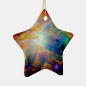 Orion Nebula Hubble Spitzer Telescope Space Foto Keramik Ornament (Rechts)