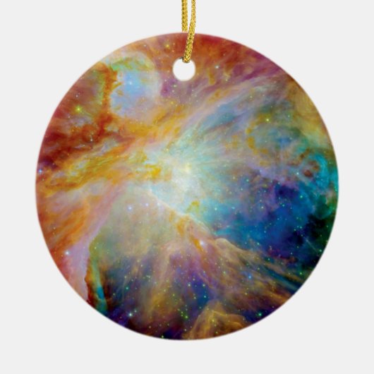 Orion Nebula Hubble Spitzer Telescope Space Foto Keramikornament (Vorne)