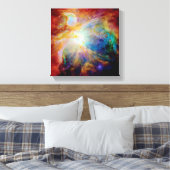 Orion Nebula Hubble Spitzer Telescope Space Foto Leinwanddruck (Insitu (Schlafzimmer))