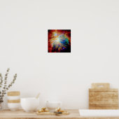 Orion Nebula Hubble Spitzer Telescope Space Foto Poster (Küche)
