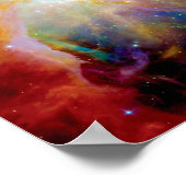 Orion Nebula Hubble Spitzer Telescope Space Foto Poster (Ecke)