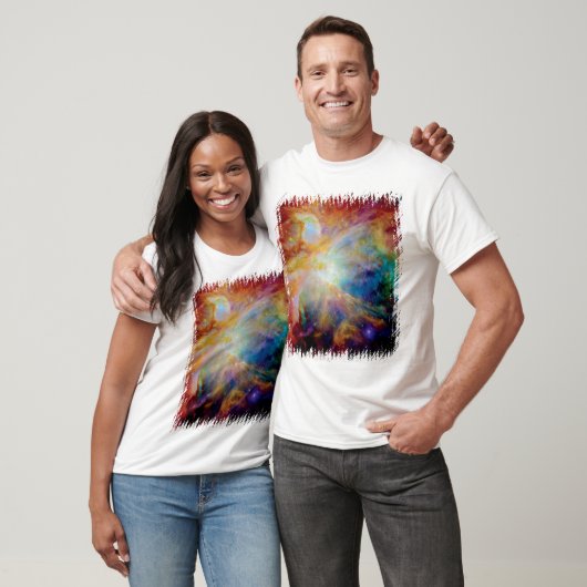 Orion Nebula Hubble Spitzer Telescope Space Foto T-Shirt (Unisex)