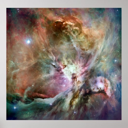 Orion Nebula Hubble Teleskop Poster (Vorne)