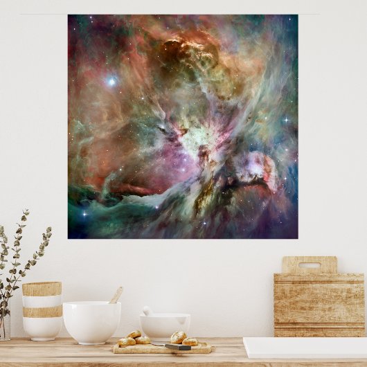 Orion Nebula Hubble Teleskop Poster (Küche)