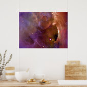 Orion Nebula Lachsrosa NASA Poster (Küche)
