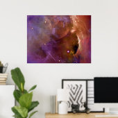Orion Nebula Lachsrosa NASA Poster (Heimbüro)