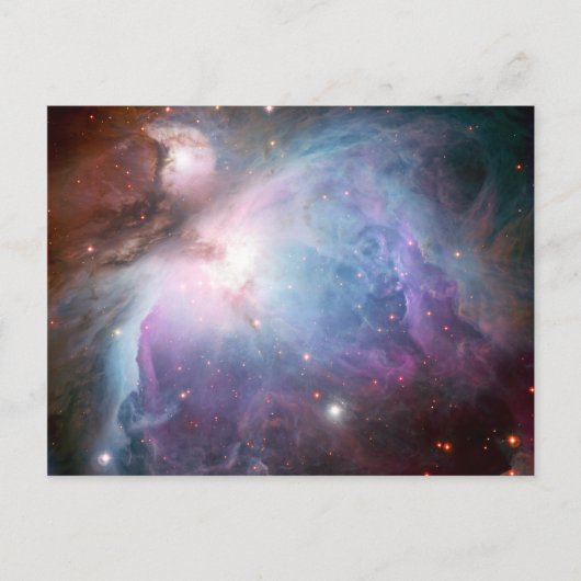 Orion Nebula Lila Space Postkarte (Vorderseite)