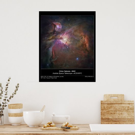 Orion Nebula - M42-Plakat Poster (Küche)