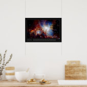 Orion nebula (Messier42, M42) Poster (Küche)
