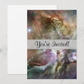 Orion Nebula Pastels Einladung (Vorne/Hinten)