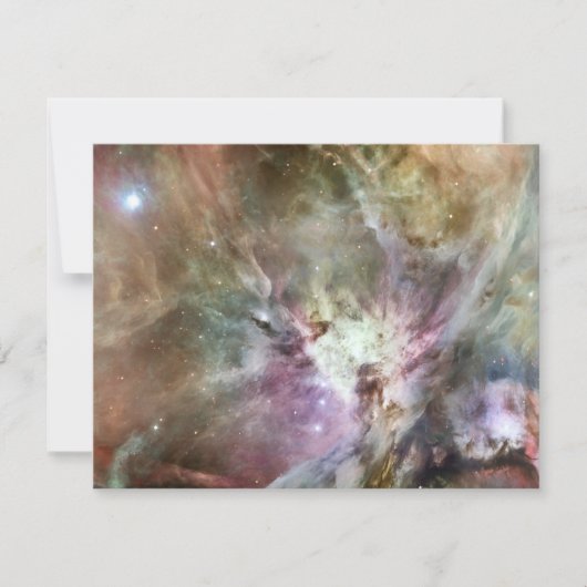 Orion Nebula Pastels Einladung (Vorderseite)