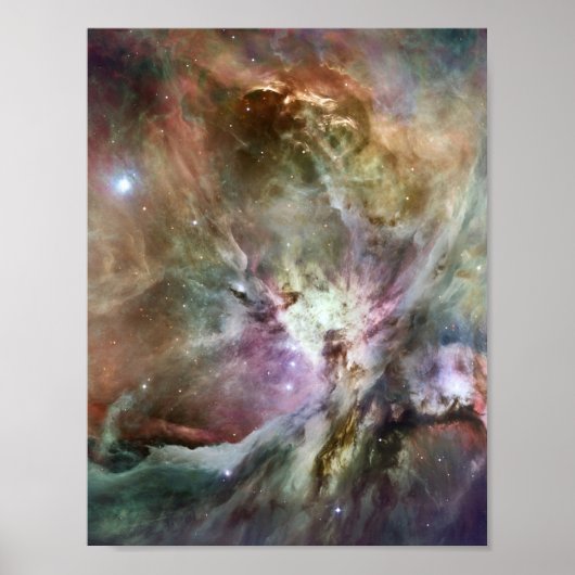Orion Nebula Pastels Poster (Vorne)
