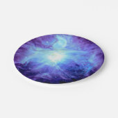 Orion Nebula Periwinkle Blue Galaxy Paper Teller (Schrägansicht)
