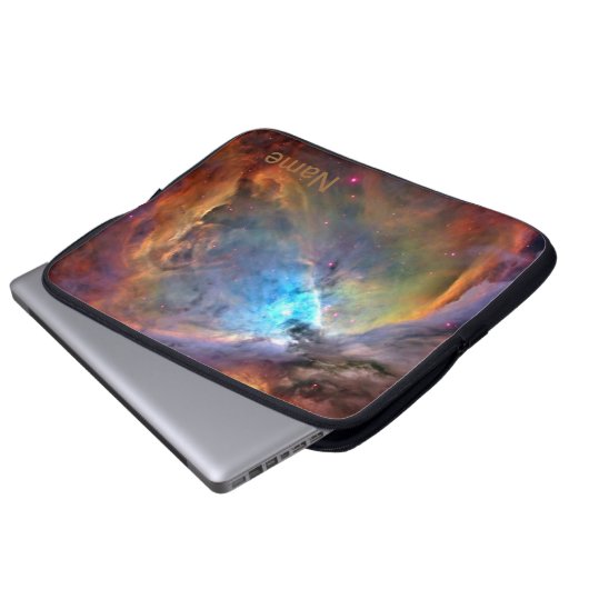 Orion Nebula Personalisierter Zippered Laptop Case (Vorne Knopf)