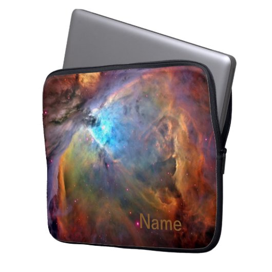 Orion Nebula Personalisierter Zippered Laptop Case (Vorderseite Links)