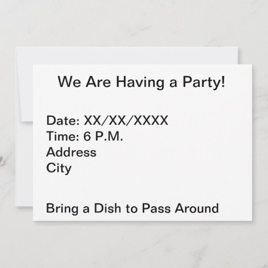 Orion Nebula Raumgalaxie Einladung (Rückseite)