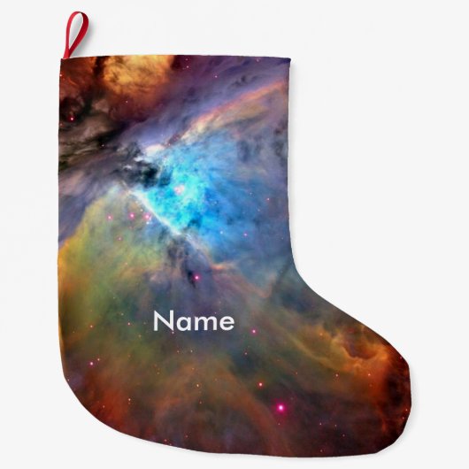 Orion Nebula Raumgalaxie Großer Weihnachtsstrumpf (Vorderseite)