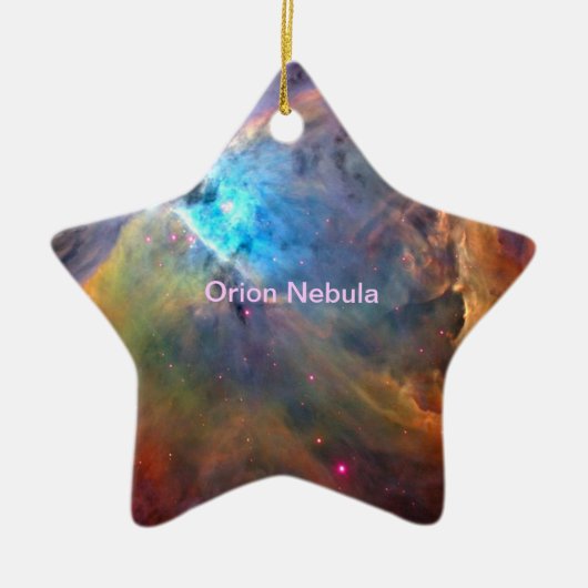 Orion Nebula Raumgalaxie Keramik Ornament (Vorne)