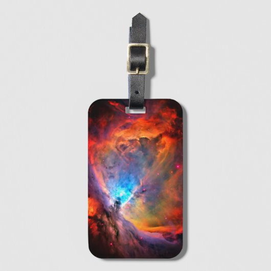 Orion Nebula Raumgalaxie mit hohem Kontrast Gepäckanhänger (Vorderseite Vertikal)