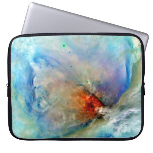 Orion Nebula Raumgalaxie negativ Laptopschutzhülle