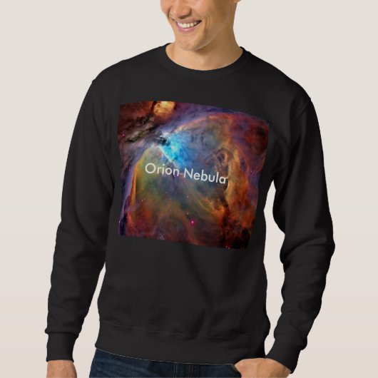 Orion Nebula Raumgalaxie Sweatshirt (Vorderseite)