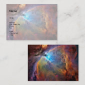 Orion Nebula Raumgalaxie Visitenkarte (Vorne/Hinten)