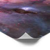 Orion Nebula rosa Poster (Ecke)