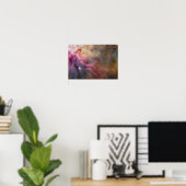 Orion Nebula rosa Poster (Heimbüro)