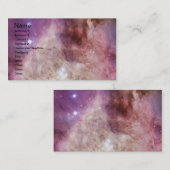 Orion Nebula rosa Visitenkarte (Vorne/Hinten)