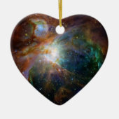 Orion Nebula rötlich-braune NASA Keramik Ornament (Vorne)