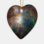 Orion Nebula rötlich-braune NASA Keramik Ornament (Links)