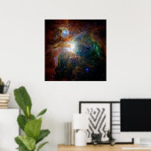 Orion Nebula rötlich-braune NASA Poster (Heimbüro)